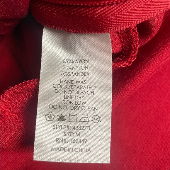 New Milk & honey red bow bustier strapless  top - Picture 8 of 10